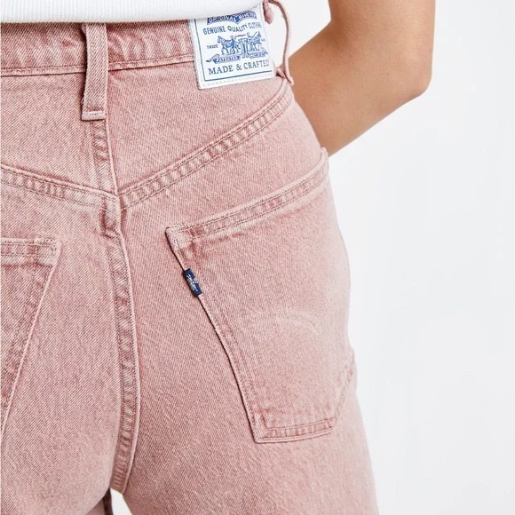 New Levi’s Made and Crafted High Loose Women's Jeans pink sand - Picture 6 of 11